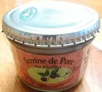 Mängden socker i Terrine de porc aux myrtilles