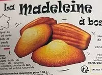 Mängden socker i Les madeleines à bosse