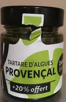 Mängden socker i Tartare d'algues