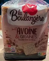 Mängden socker i Pain de mie Avoine & Graines