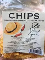 Mängden socker i Chips Paille Piment Espelette