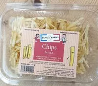 Mängden socker i Chips paille