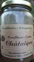 Mängden socker i Confiture extra châtaigne