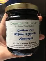 Mängden socker i Confiture extra Mure Myrtille