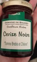 Mängden socker i Confiture cerise noire
