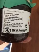 Mängden socker i confiture de figue