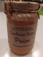Mängden socker i Confiture extra poire