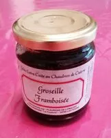 Mängden socker i Gelée extra cuite au Chaudron de cuivre Groseille Framboise