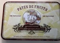 Mängden socker i Pates de fruits