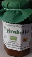 Mängden socker i Confiture Biologique Mirabelle