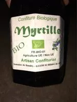 Mängden socker i Confiture bio Myrtille