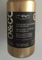 Mängden socker i Vinaigre Balsamique de Modène