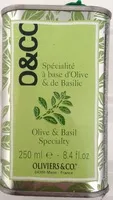 Mängden socker i Spécialité à base d'olive et de basilic