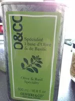 Mängden socker i Spécialité à base d'Olive & de Basilic