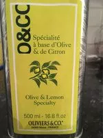Mängden socker i Huile d'olive & citron