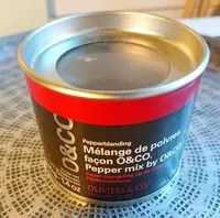 Mängden socker i Mélange de poivres façon O&CO.