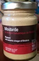 Mängden socker i Moutarde au vinaigre balsamique de Modène