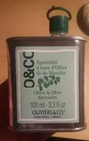 Mängden socker i Spécialité à base d'olive et de menthe