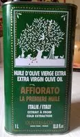 Mängden socker i Huile d'olive Affiorato
