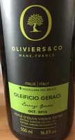 Mängden socker i Oleificio geraci huile d'olive