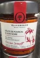 Mängden socker i Délice de poivron et olive noire