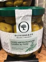 Mängden socker i Olives vertes Picholine cassées au thym