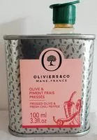 Mängden socker i Huile olive & piment