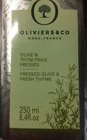 Mängden socker i Huile d'olive & Thym frais