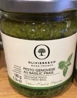 Mängden socker i Pesto Genovese au basilic frais