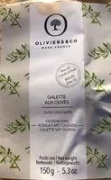 Mängden socker i Galette aux olives
