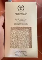 Mängden socker i Riz à risotto carnaroli