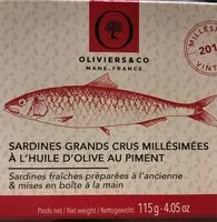 Mängden socker i Sardines grands crus millésimées