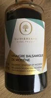 Mängden socker i Vinaigre Balsamique de Modène