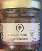 Mängden socker i Tapenade noire