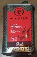 Mängden socker i Olive et piment fort frais pressés