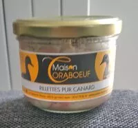 Mängden socker i Rillettes pur canard