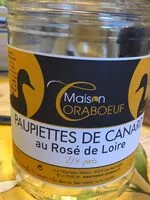 Mängden socker i Paupiettes de canard au rose de Loire