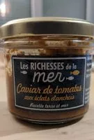 Mängden socker i Caviar de tomates aux éclats d'anchois
