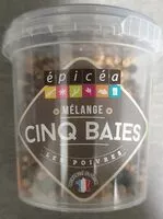 Mängden socker i Poivre 5 baies
