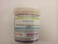 Mängden socker i Poivre moulu