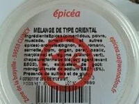 Mängden socker i Melange d'epices Oriental Epicea, pot de