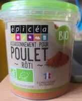 Mängden socker i assaisonnement pour poulet rôti