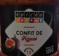 Mängden socker i Confit de figues