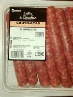 Mängden socker i Chipolatas