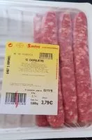 Mängden socker i 12 chipolatas