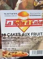 Mängden socker i Cakes aux fruits