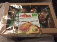 Mängden socker i Cakes aux fruits