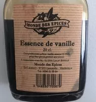 Mängden socker i Extrait de vanille