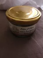 Mängden socker i Pate d'olive aux lucques noires