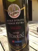 Mängden socker i Huile olive vierge extra cuvée picholine